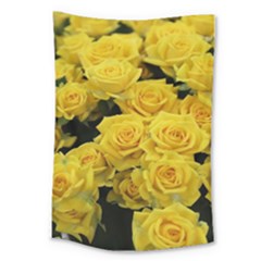 Yellow Roses Large Tapestry