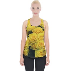 Yellow Roses Piece Up Tank Top by Sparkle