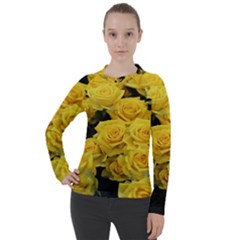 Yellow Roses Women s Pique Long Sleeve Tee