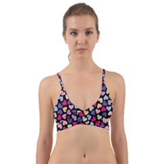 Colorful Love Wrap Around Bikini Top by Sparkle