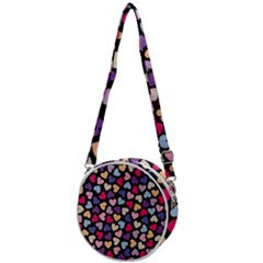 Colorful Love Crossbody Circle Bag