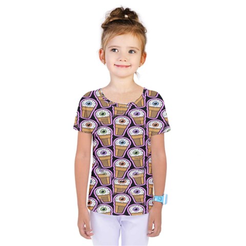 Eyes Cups Kids  One Piece Tee by Sparkle