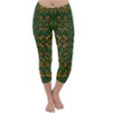 Sakura Tulips Giving Fruit In The Festive Temple Forest Capri Winter Leggings  View1