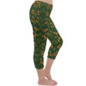 Sakura Tulips Giving Fruit In The Festive Temple Forest Capri Winter Leggings  View3