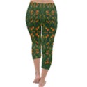 Sakura Tulips Giving Fruit In The Festive Temple Forest Capri Winter Leggings  View4