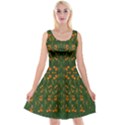 Sakura Tulips Giving Fruit In The Festive Temple Forest Reversible Velvet Sleeveless Dress View1