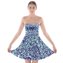 Blue Shells Strapless Bra Top Dress by treegold