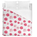 Watercolor hand drawn roses pattern Duvet Cover (Queen Size) View1