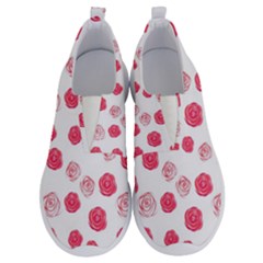 Watercolor Hand Drawn Roses Pattern No Lace Lightweight Shoes by TastefulDesigns