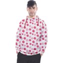 Watercolor hand drawn roses pattern1 Men s Pullover Hoodie View1