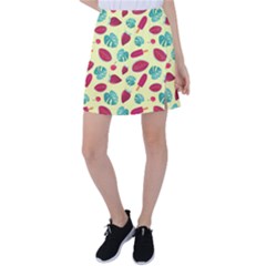 Watermelons, Fruits And Ice Cream, Pastel Colors, At Yellow Tennis Skirt by Casemiro