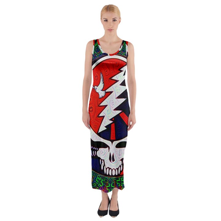 Grateful Dead - Fitted Maxi Dress