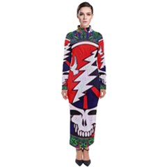 Grateful Dead - Turtleneck Maxi Dress by Sapixe