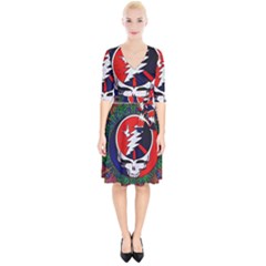 Grateful Dead - Wrap Up Cocktail Dress by Sapixe