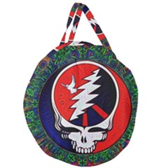 Grateful Dead - Giant Round Zipper Tote by Sapixe