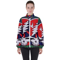 Grateful Dead - Women s High Neck Windbreaker by Sapixe