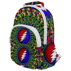 Grateful Dead Rounded Multi Pocket Backpack by Sapixe