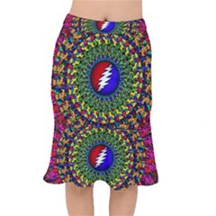 Grateful Dead Short Mermaid Skirt by Sapixe