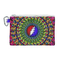 Grateful Dead Canvas Cosmetic Bag (large)