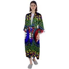 Grateful Dead Maxi Satin Kimono