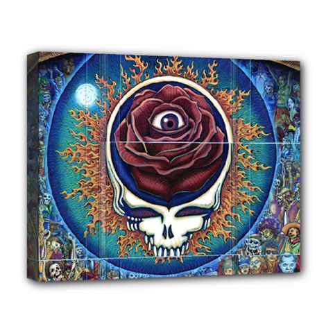 Grateful Dead Ahead Of Their Time Deluxe Canvas 20  X 16  (stretched)