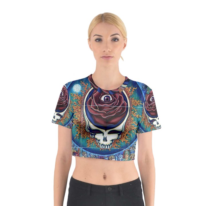 Grateful dead ahead of their time Cotton Crop Top