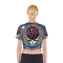 Grateful dead ahead of their time Cotton Crop Top View2