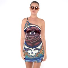 Grateful Dead Ahead Of Their Time One Soulder Bodycon Dress by Sapixe