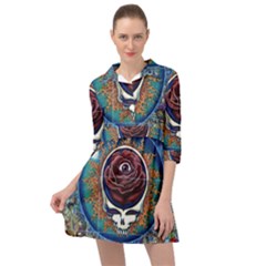 Grateful Dead Ahead Of Their Time Mini Skater Shirt Dress by Sapixe