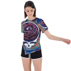 Grateful Dead Ahead Of Their Time Asymmetrical Short Sleeve Sports Tee by Sapixe