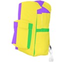 Carnival Mardi Gras Purple Yellow Green Stripes Full Print Backpack View3