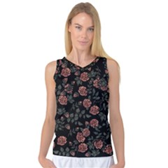 Dusty Roses Women s Basketball Tank Top by BubbSnugg