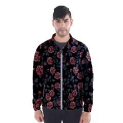 Dusty Roses Men s Windbreaker by BubbSnugg