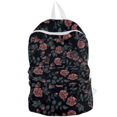 Dusty Roses Foldable Lightweight Backpack by BubbSnugg