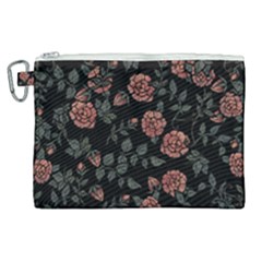 Dusty Roses Canvas Cosmetic Bag (xl) by BubbSnugg