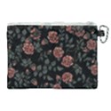 Dusty Roses Canvas Cosmetic Bag (XL) View2