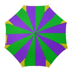 New Orleans Carnival Colors Mardi Gras Golf Umbrellas by yoursparklingshop