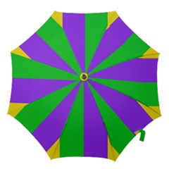 New Orleans Carnival Colors Mardi Gras Hook Handle Umbrellas (medium) by yoursparklingshop