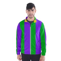 New Orleans Carnival Colors Mardi Gras Men s Windbreaker