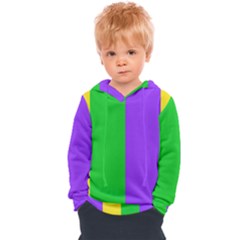 New Orleans Carnival Colors Mardi Gras Kids  Overhead Hoodie