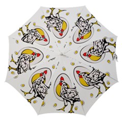 Roseanne Chicken Straight Umbrellas by EvgeniaEsenina