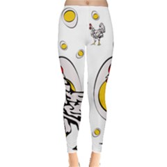 Roseanne Chicken Leggings  by EvgeniaEsenina