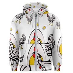 Roseanne Chicken Men s Zipper Hoodie by EvgeniaEsenina