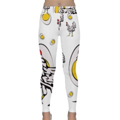 Roseanne Chicken Classic Yoga Leggings by EvgeniaEsenina