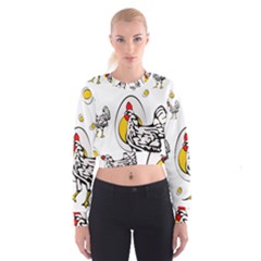 Roseanne Chicken Cropped Sweatshirt