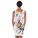 Roseanne Chicken Wrap Front Bodycon Dress View2