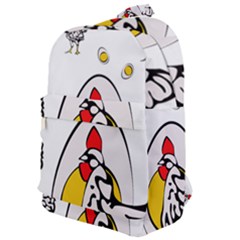 Roseanne Chicken, Retro Chickens Classic Backpack by EvgeniaEsenina