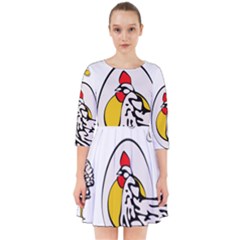 Roseanne Chicken Smock Dress by EvgeniaEsenina