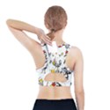 Roseanne Chicken, Retro Chickens Sports Bra With Pocket View2