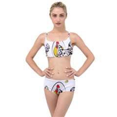 Roseanne Chicken Layered Top Bikini Set by EvgeniaEsenina